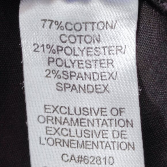 Democracy Ab'Solution leans grey with black polka dot women's size 6 - Picture 7 of 16